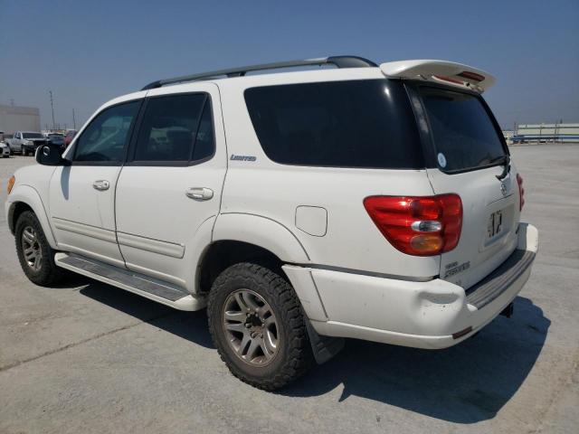 5TDZT38A74S238461 - 2004 TOYOTA SEQUOIA LIMITED WHITE photo 2