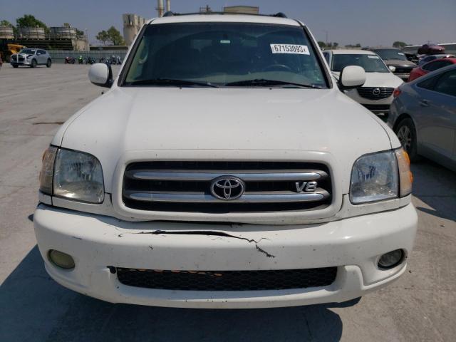 5TDZT38A74S238461 - 2004 TOYOTA SEQUOIA LIMITED WHITE photo 5