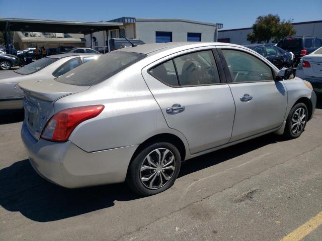 3N1CN7AP9EL868823 - 2014 NISSAN VERSA S SILVER photo 3