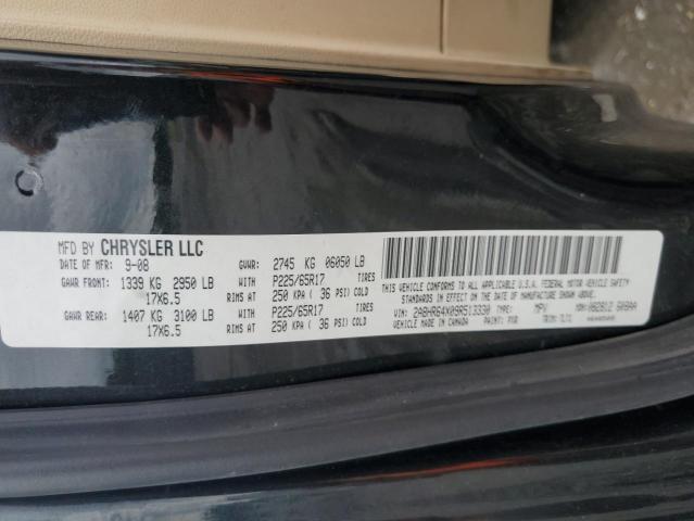 2A8HR64X09R513330 - 2009 CHRYSLER TOWN & COU LIMITED BLACK photo 13