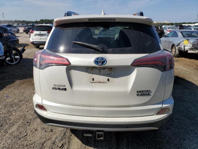 JTMDJREV3JD241276 - 2018 TOYOTA RAV4 HV LIMITED WHITE photo 6