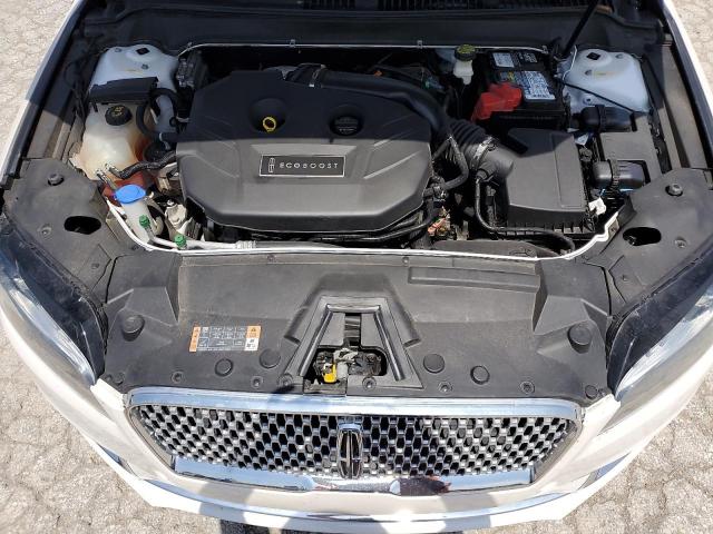 3LN6L5E99HR608337 - 2017 LINCOLN MKZ RESERVE თეთრი ფოტო 11