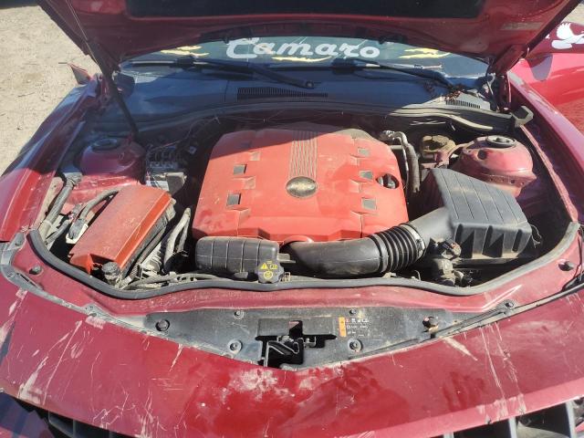 2G1FB1E34C9189400 - 2012 CHEVROLET CAMARO LT RED photo 11