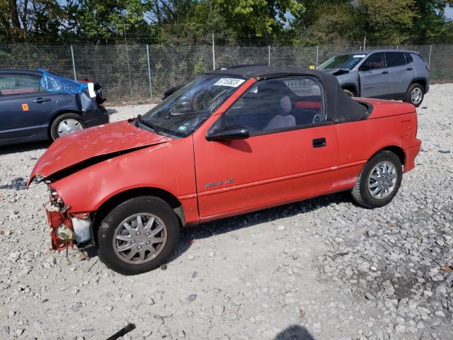 JG1MR3367MK606570 - 1991 GEO METRO LSI SPRINT CL RED photo 1