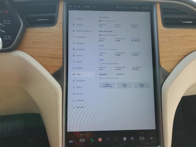 5YJSA1E22LF369101 - 2020 TESLA MODEL S Білий фото 9