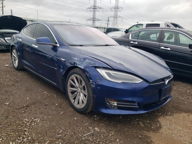 5YJSA1E20JF245227 - 2018 TESLA MODEL S 蓝色 照片 4