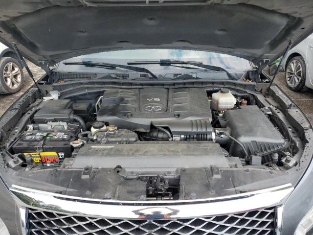 JN8AZ2NF3F9574846 - 2015 INFINITI QX80 GRAY photo 12