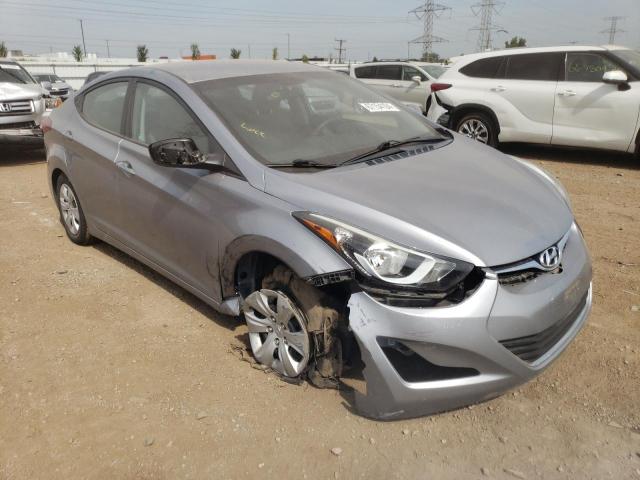 5NPDH4AE4GH768184 - 2016 HYUNDAI ELANTRA SE SILVER photo 4