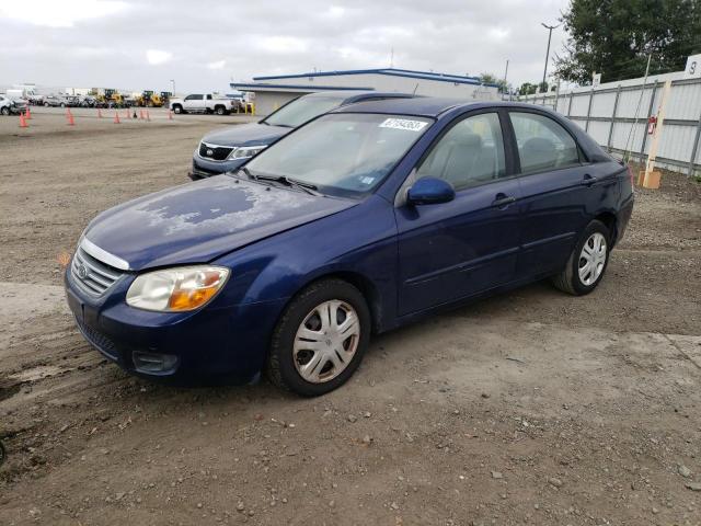 KNAFE121685527477 - 2008 KIA SPECTRA EX BLUE photo 1