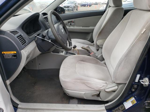 KNAFE121685527477 - 2008 KIA SPECTRA EX BLUE photo 7