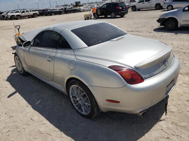 JTHFN48Y120026654 - 2002 LEXUS SC 430 SILVER photo 2