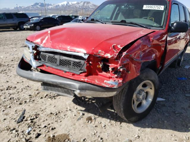 1FMZU34E8WZA48249 - 1998 FORD EXPLORER RED photo 9