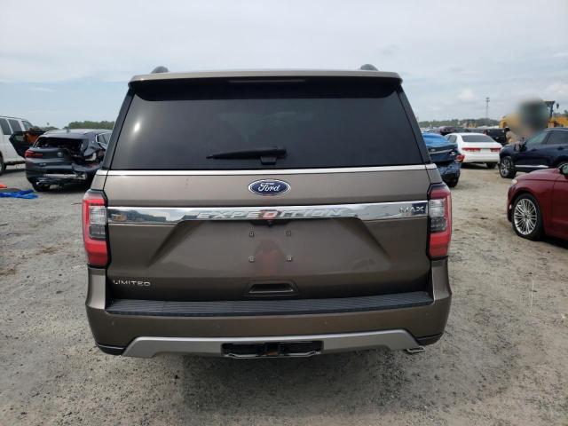 1FMJK1KT6KEA38247 - 2019 FORD EXPEDITION MAX LIMITED BROWN photo 6