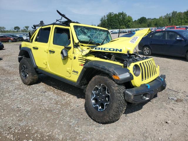 1C4JJXR63PW620933 - 2023 JEEP WRANGLER RUBICON 4XE YELLOW photo 4