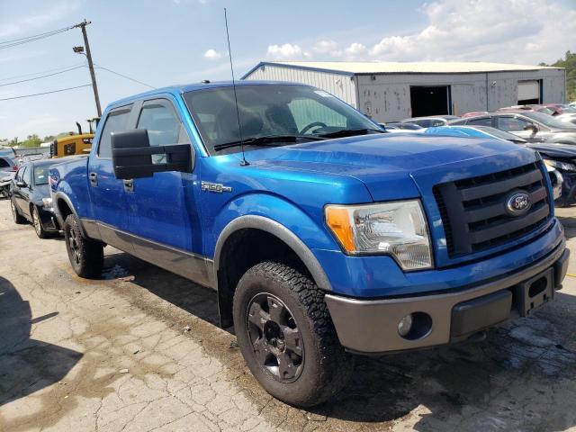 1FTPW14VX9FB26563 - 2009 FORD F150 SUPERCREW BLUE photo 4