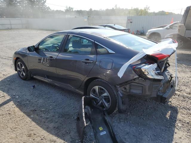 2HGFC2F67KH568822 - 2019 HONDA CIVIC LX GRAY photo 2