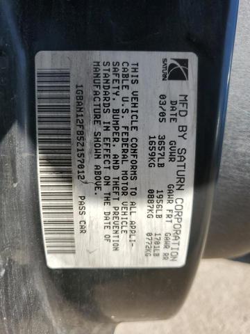 1G8AN12F85Z157012 - 2005 SATURN ION LEVEL 2 蓝色 照片 13