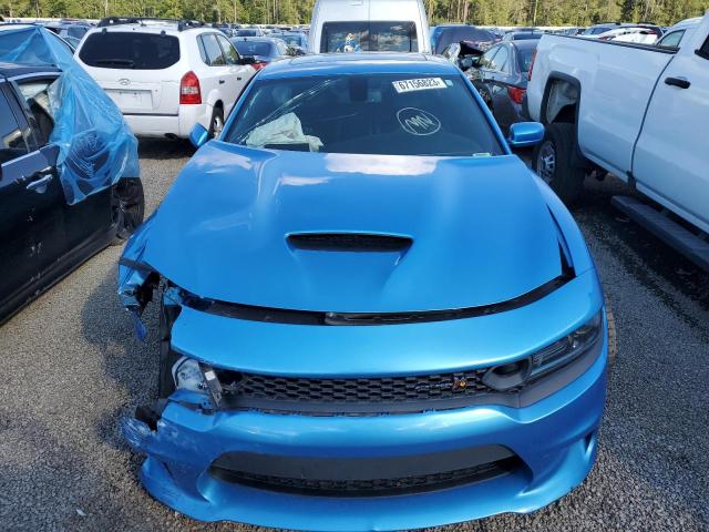 2C3CDXGJ3KH572854 - 2019 DODGE CHARGER SCAT PACK BLUE photo 5