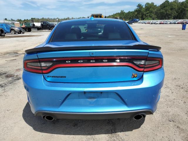 2C3CDXGJ3KH572854 - 2019 DODGE CHARGER SCAT PACK BLUE photo 6