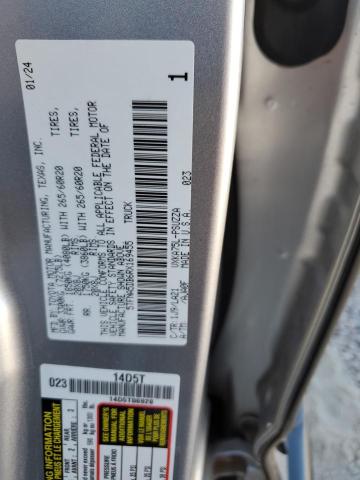 5TFNA5DB6RX169455 - 2024 TOYOTA TUNDRA CREWMAX PLATINUM GRAY photo 12