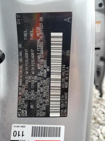 5TDKZ3DCXHS823225 - 2017 TOYOTA SIENNA LE ვერცხლისფერი ფოტო 13