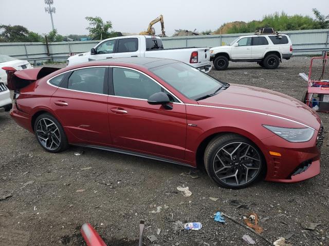 KMHL14JC3PA327227 - 2023 HYUNDAI SONATA N LINE RED photo 4