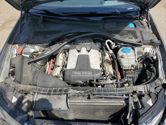 WAUJGAFC5DN013257 - 2013 AUDI A6 PRESTIGE ვერცხლისფერი ფოტო 11