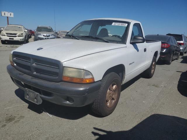 1B7GL16X62S701942 - 2002 DODGE DAKOTA BASE WHITE photo 1