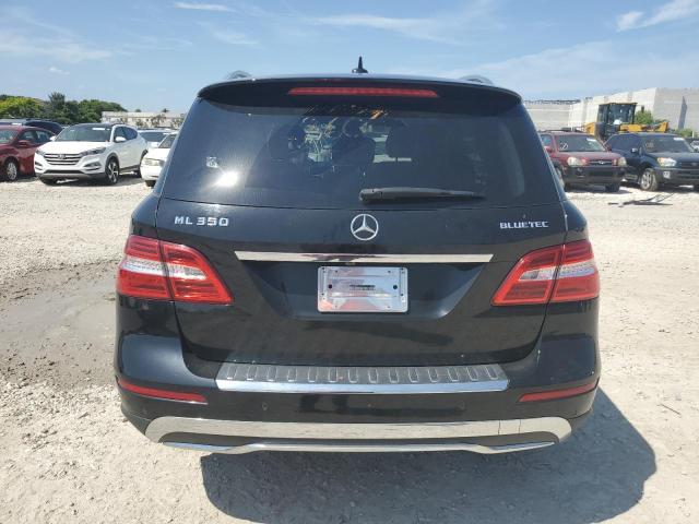 4JGDA2EB4CA094897 - 2012 MERCEDES-BENZ ML 350 BLUETEC BLACK photo 6