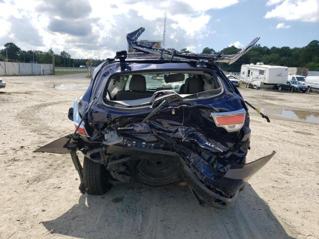 5TDJKRFH6GS280076 - 2016 TOYOTA HIGHLANDER XLE BLUE photo 6