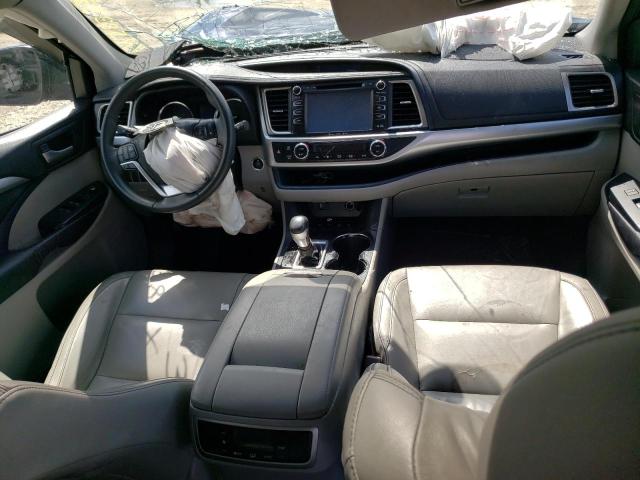 5TDJKRFH6GS280076 - 2016 TOYOTA HIGHLANDER XLE BLUE photo 8