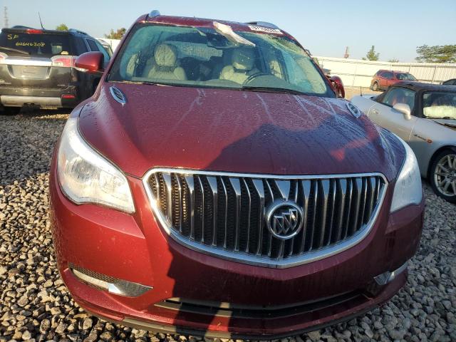 5GAKVCKD9FJ105197 - 2015 BUICK ENCLAVE RED photo 5