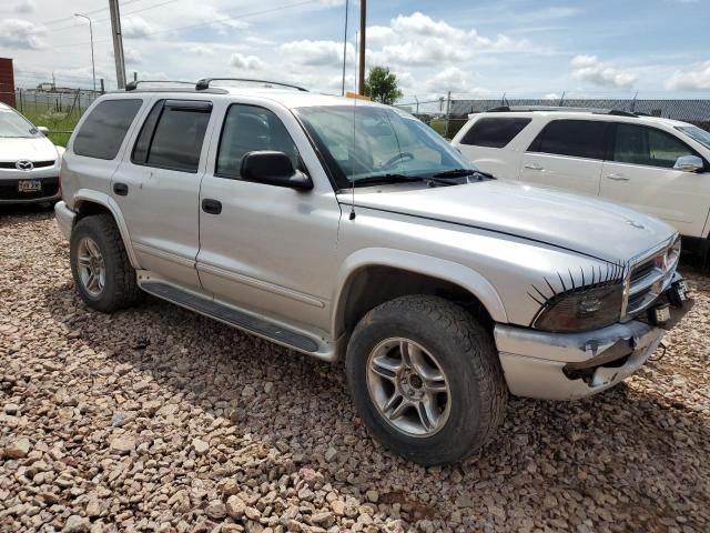 1D4HS48NX3F519744 - 2003 DODGE DURANGO SLT GRAY photo 4