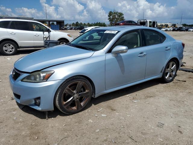 JTHBF5C21B5155209 - 2011 LEXUS IS 250 BLUE photo 1