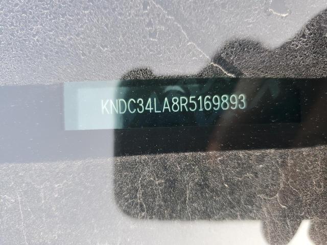 KNDC34LA8R5169893 - 2024 KIA EV6 LIGHT BLACK photo 12