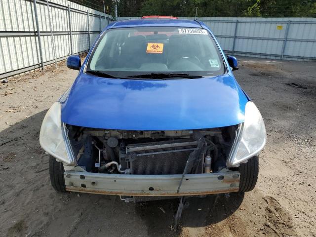 3N1CN7AP6EL816842 - 2014 NISSAN VERSA S BLUE photo 5