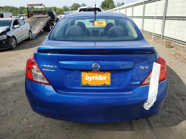 3N1CN7AP6EL816842 - 2014 NISSAN VERSA S BLUE photo 6