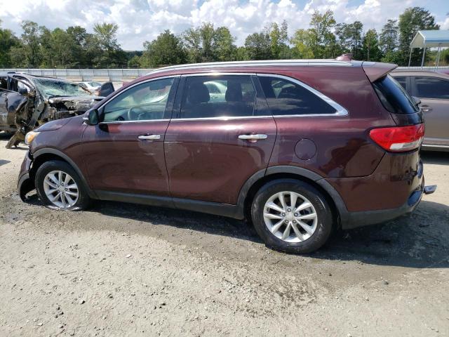 5XYPG4A58GG021825 - 2016 KIA SORENTO LX BURGUNDY photo 2