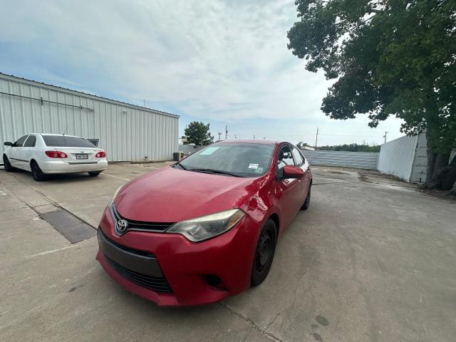 2T1BURHE3FC355731 - 2015 TOYOTA COROLLA L RED photo 2