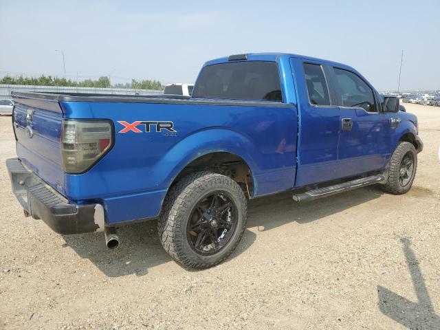 1FTFX1EF9BKD54034 - 2011 FORD F150 SUPER CAB BLUE photo 3