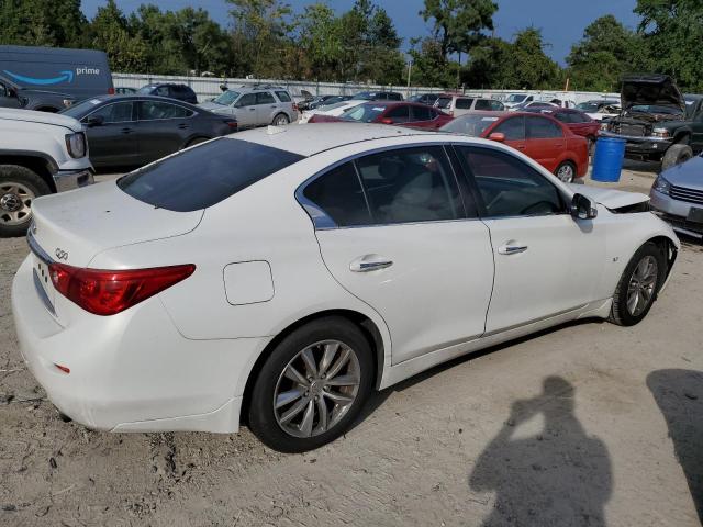 JN1BV7AR6EM707266 - 2014 INFINITI Q50 BASE WHITE photo 3