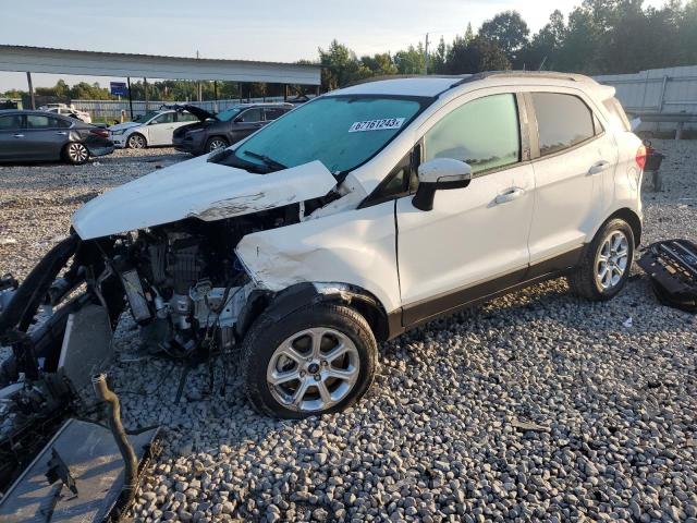 MAJ3S2GE8KC268208 - 2019 FORD ECOSPORT SE WHITE photo 1