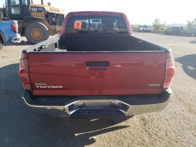 5TEUX42N18Z505165 - 2008 TOYOTA TACOMA ACCESS CAB Қызыл фото 6