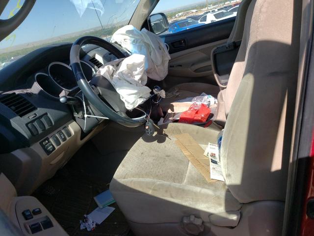 5TEUX42N18Z505165 - 2008 TOYOTA TACOMA ACCESS CAB Қызыл фото 7