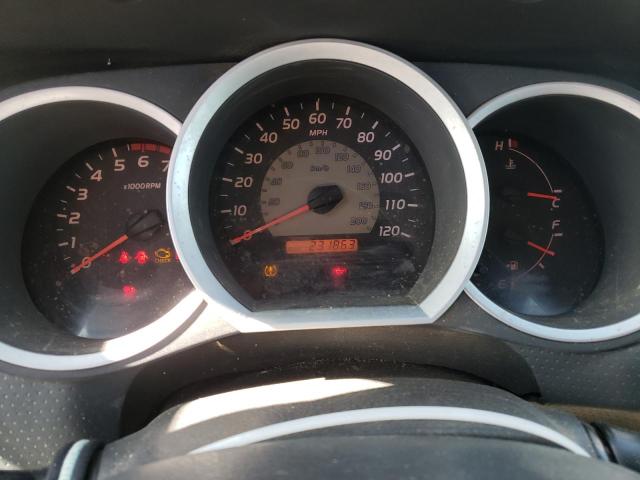 5TEUX42N18Z505165 - 2008 TOYOTA TACOMA ACCESS CAB Қызыл фото 9