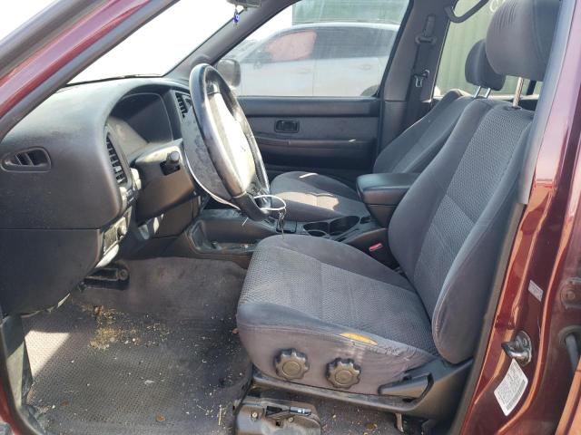 JN8DR09X72W656059 - 2002 NISSAN PATHFINDER LE 勃艮第红 照片 7