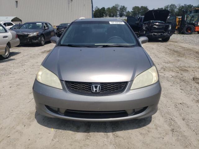 1HGEM21904L016207 - 2004 HONDA CIVIC EX GRAY photo 5