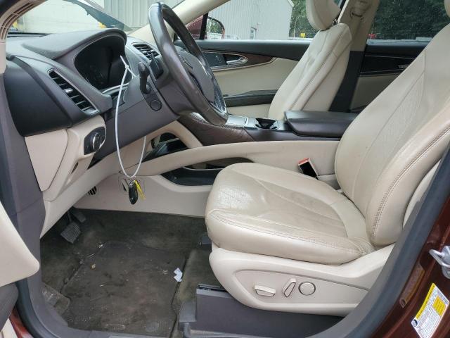 2LMTJ8LR9GBL78801 - 2016 LINCOLN MKX RESERVE Շագանակագույն լուսանկար 7