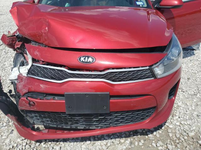 3KPA24AB3KE196998 - 2019 KIA RIO S RED photo 11