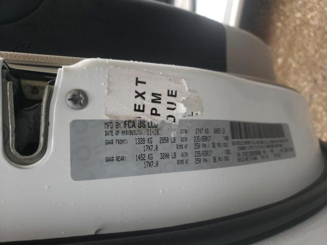 2C4RC1BG3KR596888 - 2019 CHRYSLER PACIFICA TOURING L Սպիտակ լուսանկար 13